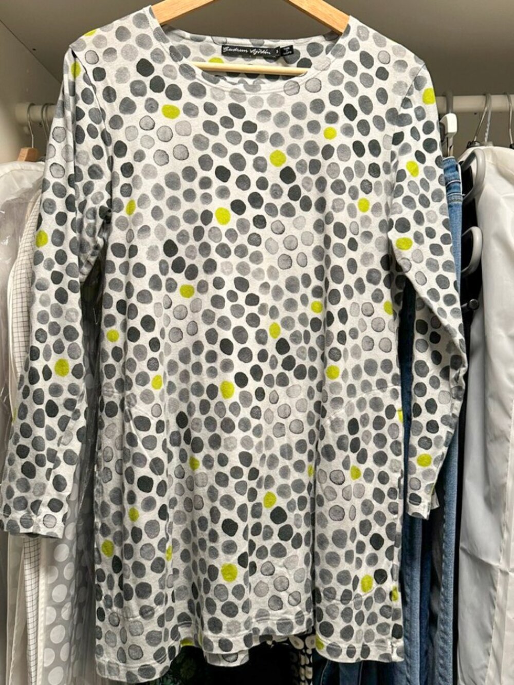 Gudrun Sjoden Clara Tunic, size S, organic cotton jersey